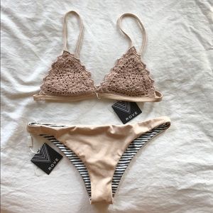 NWT rove swimwear nude/tan bikini